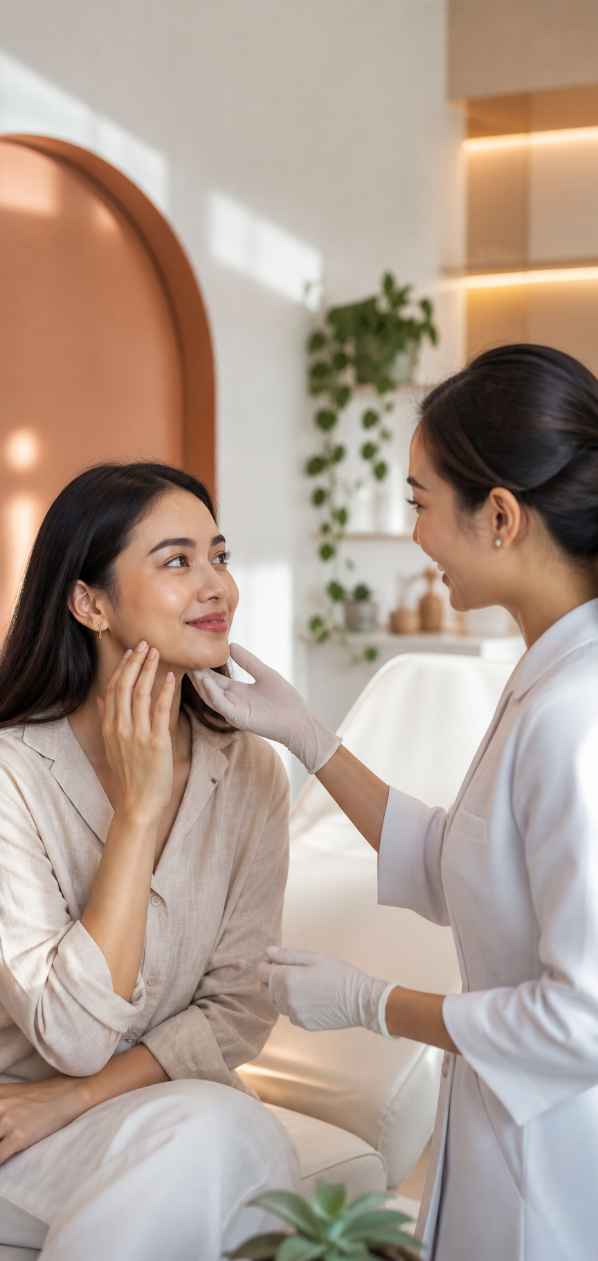 Konsultasi kulit di klinik kecantikan Lumina